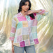 a silk chanderi multicolor shirt perfect for casual, party and formal wear