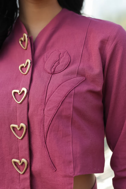 aesthetic appliqued tulip 