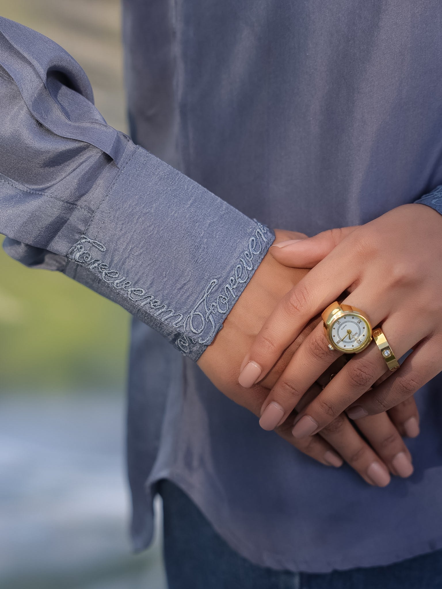 aesthetic forevermore cuff embroidery 
