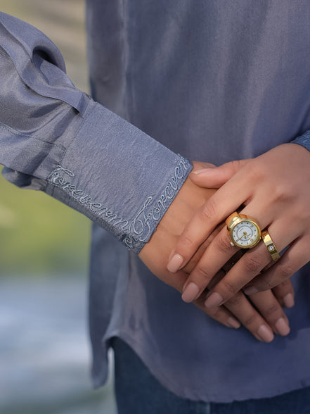 aesthetic forevermore cuff embroidery 