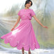 pink top and skirt perfect for casual and party wear