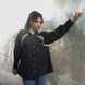 black party wear, casual wear and formal wear stylish shirt for women
