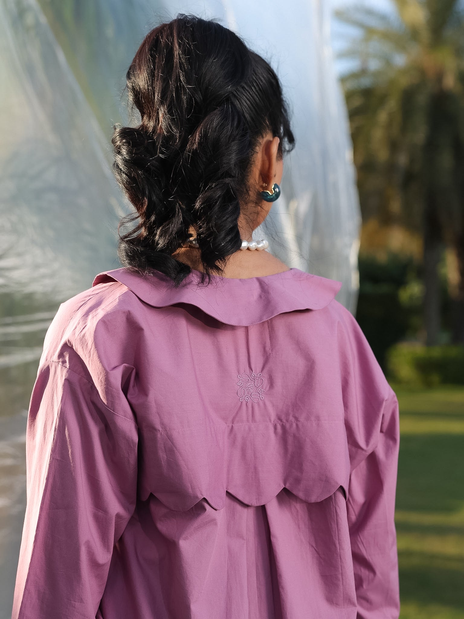 luxurious stylish party wear pink shirt with stylisg collar, cuff and cufflinks