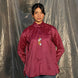 silk chanderi wine shirt with a designer smart tie perfect for party and formal settings and outings