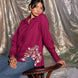 Wine shirt perfect for casual and party wear 